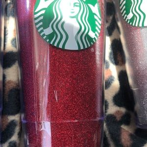 Starbucks Other - 3 Starbucks Glitter Tumblers Red, Blue and… Starbucks Other - 3 Starbucks Glitter Tumblers Red, Blue and…